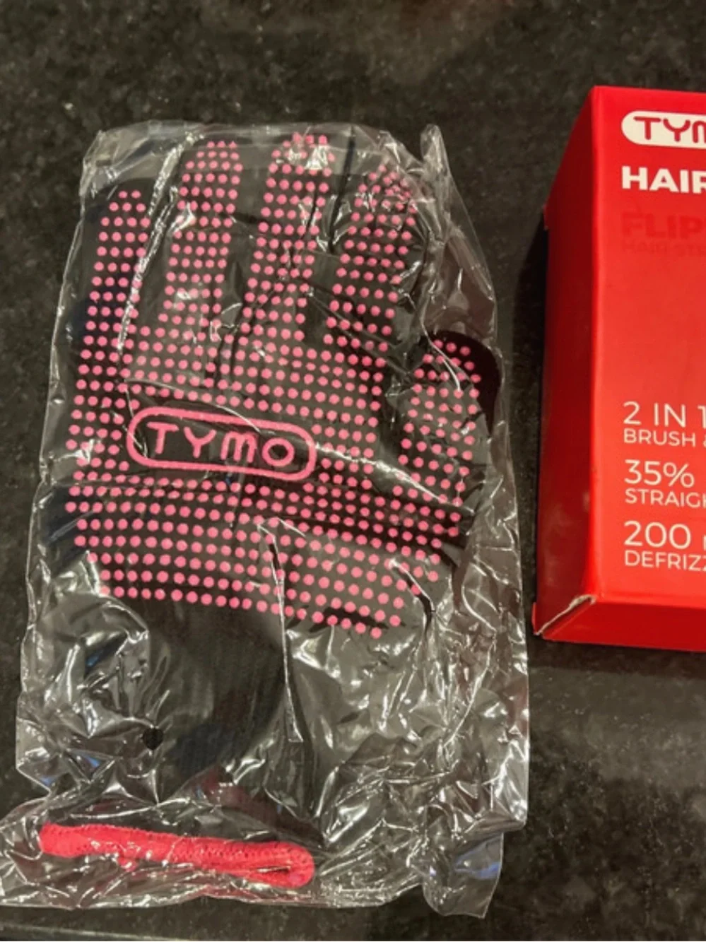 TYMO Flipro Hair Straightener 2-in-1 Brush & Iron